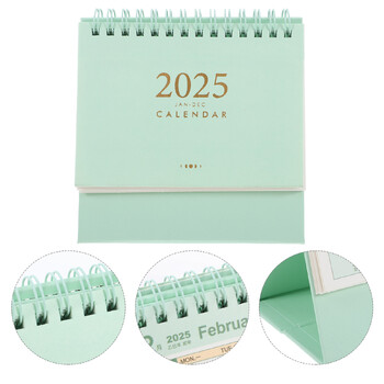 2025 Desk Calendar 2024 Schedule Planner Countertop Planners Desktop Pink Paper