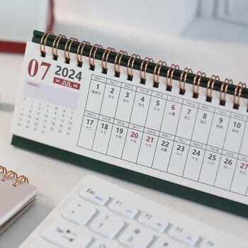 Desk Standing Calendar 2025 Desktop Small Monthly Planner Τραπέζι γραφείου Mini Επιτραπέζιο Πρόγραμμα Τοίχου Καθημερινά Διακοσμητικό