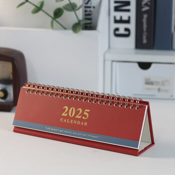 Desk Standing Calendar 2025 Desktop Small Monthly Planner Τραπέζι γραφείου Mini Επιτραπέζιο Πρόγραμμα Τοίχου Καθημερινά Διακοσμητικό