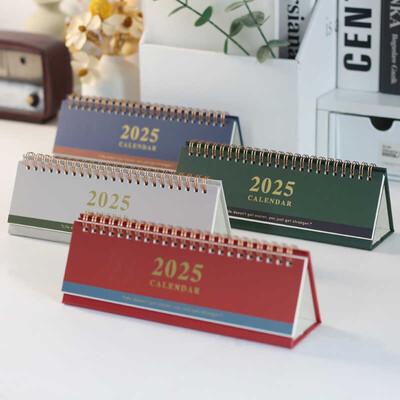 Desk Standing Calendar 2025 Desktop Small Monthly Planner Τραπέζι γραφείου Mini Επιτραπέζιο Πρόγραμμα Τοίχου Καθημερινά Διακοσμητικό