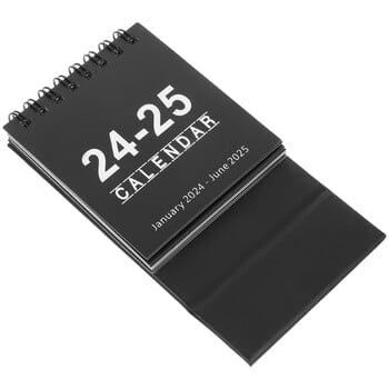 2024 Mini Desk Calendar Clear prints Διακοσμητικά τραπεζιού Εβδομαδιαία επιλογή δώρου 2025 Χαρτί γραφείου Αγγλική εκτύπωση απλού στιλ