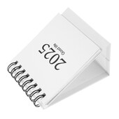 2025 Настолен календар Декоративен месечен малък график Стоящ хартиен офис мини