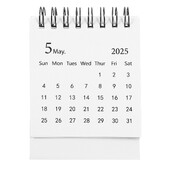 Calendar Mini Birou Birou Calendare de Advent Program 2024 Hârtie Decorativă Lunar