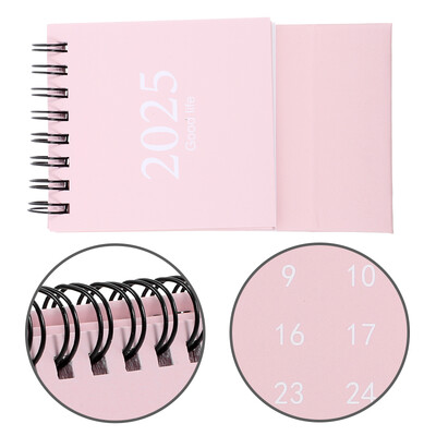 Calendar Mini Birou Birou Calendare de Advent Program 2024 Hârtie Decorativă Lunar