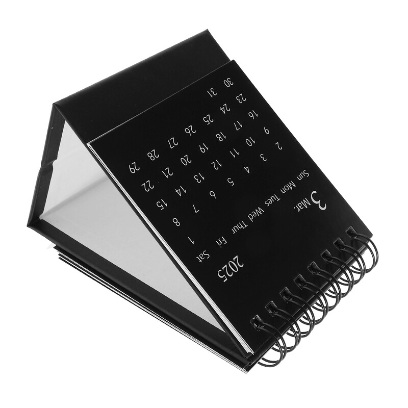 Calendar Mini Birou Birou Calendare de Advent Program 2024 Hârtie Decorativă Lunar