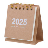 2025 Настолен календар Офис за настолен работен декор Бележка Стояща малка украса за рожден ден Момиче 2024-2025 Декоративна ежедневна употреба