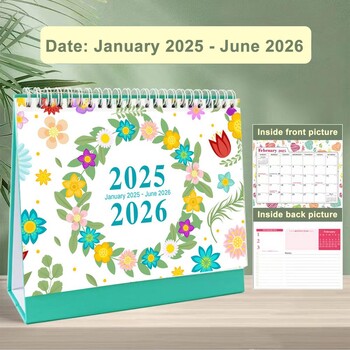 2025 Inspirational Desk Calendar Printing Office Positive Quote Δημιουργικό ημερολόγιο Arrangement Calendar Note Planner Organizer