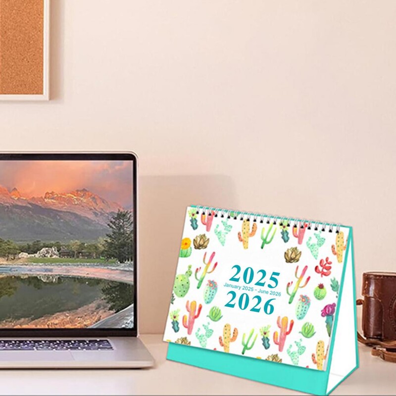 2025 Inspirativni stolni kalendar Ured za tiskanje Pozitivan citat Kreativni raspored kalendara Kalendar Bilješka Planer Organizator