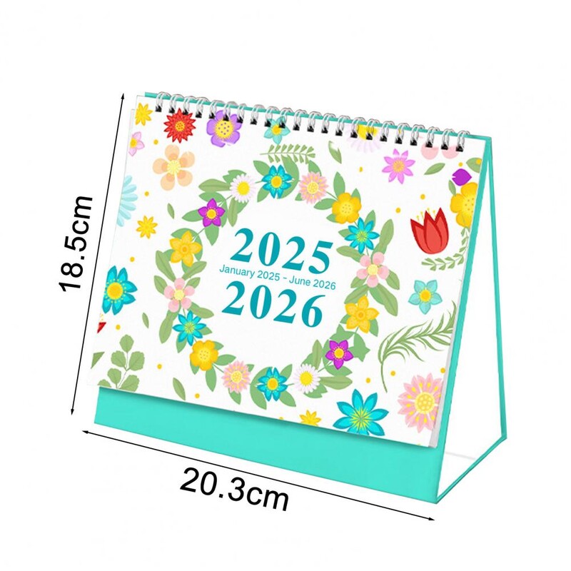 2025 Inspirativni stolni kalendar Ured za tiskanje Pozitivan citat Kreativni raspored kalendara Kalendar Bilješka Planer Organizator