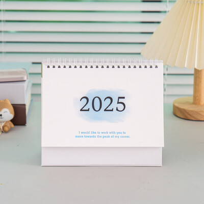 Επιτραπέζιο Ημερολόγιο 2025 Μεγάλο Αγγλικό Ημερολόγιο Βιβλία Ετήσια λίστα εργασιών Μηνιαία ημερήσια διαχείριση χρόνου προγραμματισμού