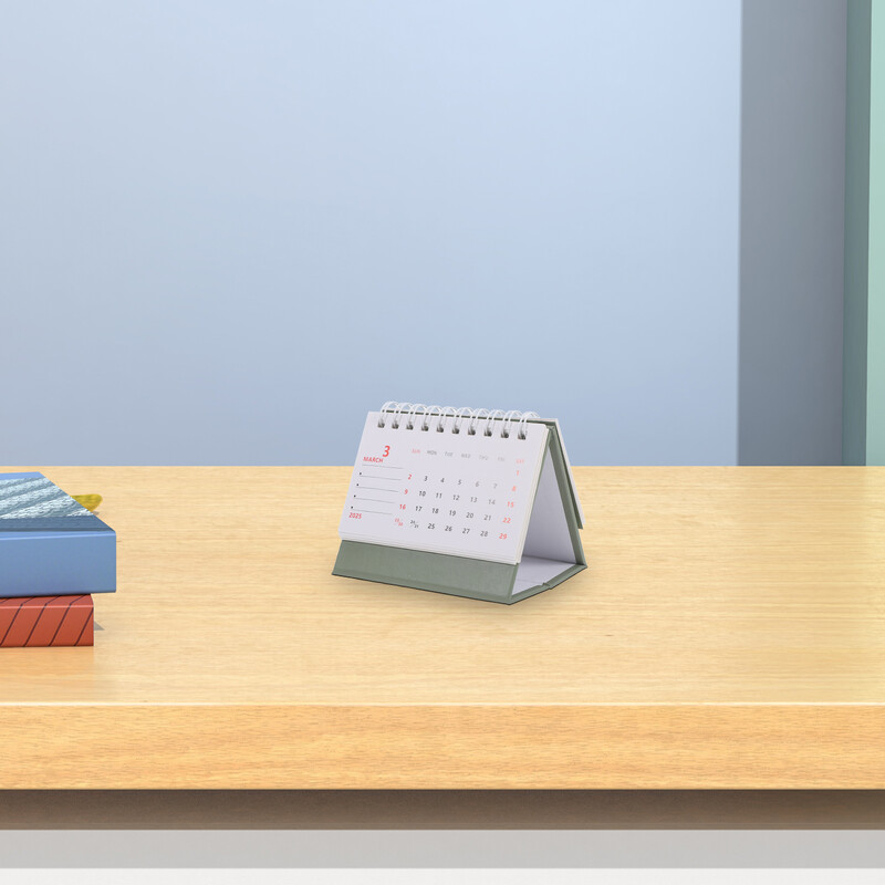 2025. Stolni kalendar Uredski mjesečni trajni stojeći dodaci Svakodnevna uporaba Adventski krug