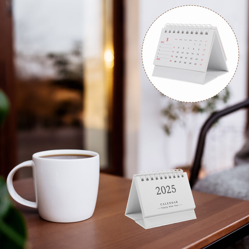 2025. Stolni kalendar Uredski mjesečni trajni stojeći dodaci Svakodnevna uporaba Adventski krug