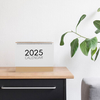 2025 Desktop Calendar Flip Calendar Desk Επιτραπέζιο Ημερολόγιο Student Stationery Monthly Planner Desk Μηνιαίο ημερολόγιο Διακόσμηση