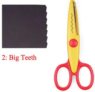 Нови креативни ножици Paper Pinking Scrapbook Ръчно изрязана снимка Scissor Diary Craft Album Направи си сам Kid Shear Училищни офис консумативи