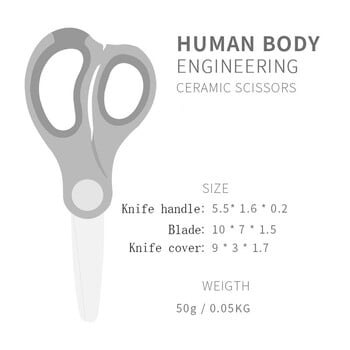 Baby Food Mills Ceramic Scissors Φορητό βοήθημα διατροφής βρεφών με κουτί κοπής Παιδικές προμήθειες Βρεφικά σκεύη για την υγεία