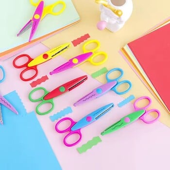 Creative Scissors Paper Pinking Scrapbook Handmade Cut Photo Scissor Diary Craft Album DIY Kid Shear School Supplies