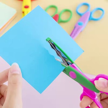 Creative Scissors Paper Pinking Scrapbook Handmade Cut Photo Scissor Diary Craft Album DIY Kid Shear School Supplies