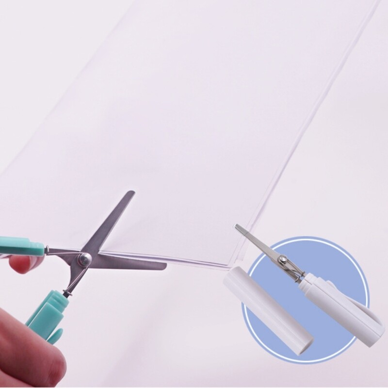 Sklopive škare Olovka Škare Prijenosne sigurnosne škare za putovanje u školu