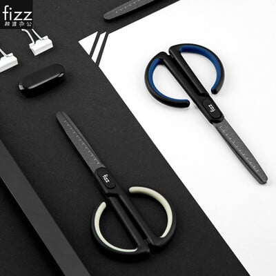 Fizz 6 Colors Anti-Stick With Scale Scissors Οικιακή Σχολή Γραφείου Νογιцы Anti Rust Hand Shear for DIY Tape Paper Home Art