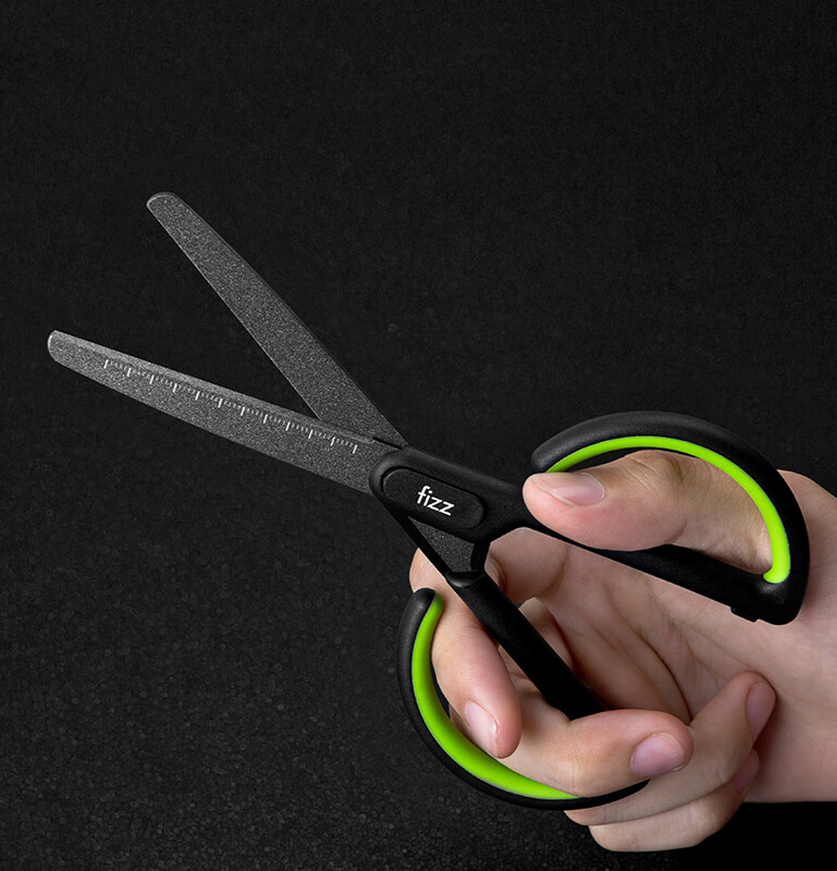 Fizz 6 boja protiv prianjanja s škarama za kućanstvo ured škola nožnicy protiv hrđe ručne škare za DIY samoljepljiva traka papir kućna umjetnost