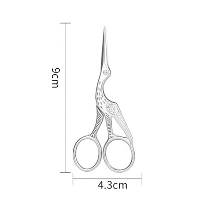 Mr.paper Antikvarinės gandras siuvimo meno žirklės, pagamintos iš nerūdijančio plieno, tinkamos kasdieniam kirpimui.