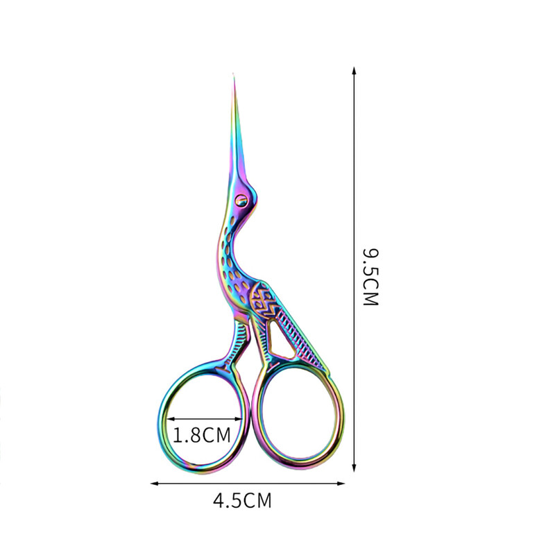 Mr.paper Antikvarinės gandras siuvimo meno žirklės, pagamintos iš nerūdijančio plieno, tinkamos kasdieniam kirpimui.