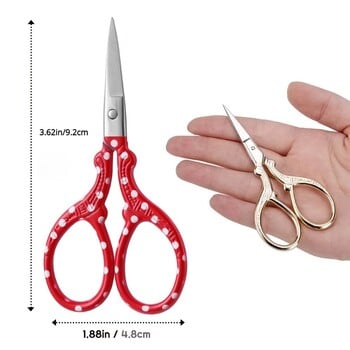 1 τμχ Premium 3,58 ιντσών Ebroidery Scissors - Ανοξείδωτο ατσάλι Stork Scissors για χειροτεχνία, ράψιμο και καθημερινή χρήση