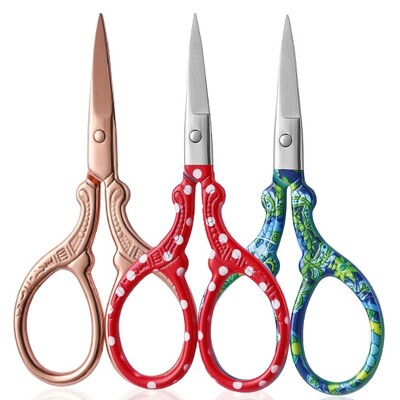 1 τμχ Premium 3,58 ιντσών Ebroidery Scissors - Ανοξείδωτο ατσάλι Stork Scissors για χειροτεχνία, ράψιμο και καθημερινή χρήση