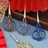 Väikesed terava otsaga käärid käsitöötööriistad roostevabast terasest õmbluskäärid, multifunktsionaalsed virsikuõie nikerdamiseks kirjatarvete käärid