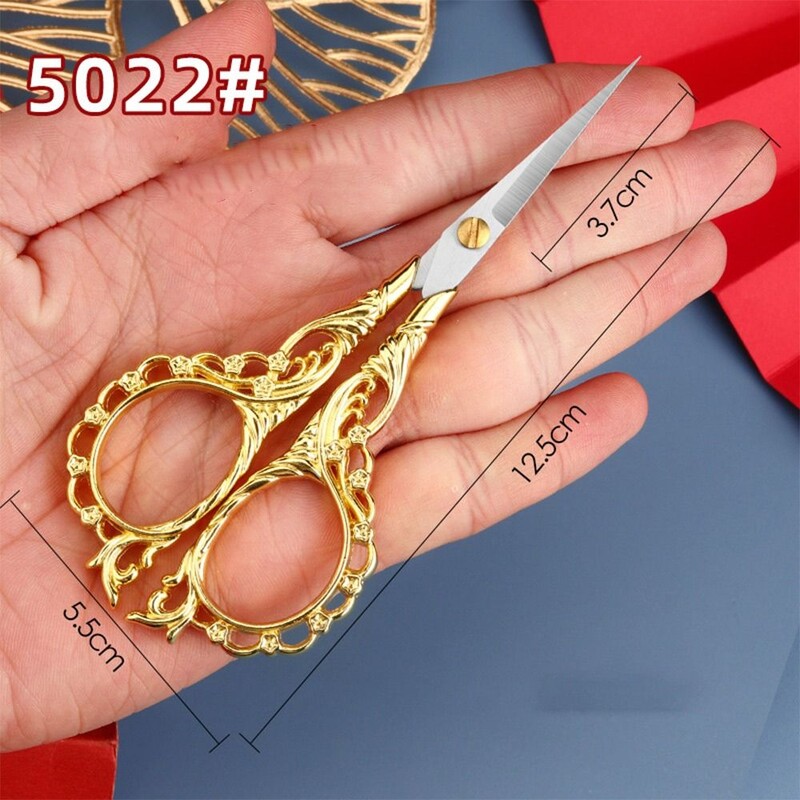 Väikesed terava otsaga käärid käsitöötööriistad roostevabast terasest õmbluskäärid, multifunktsionaalsed virsikuõie nikerdamiseks kirjatarvete käärid