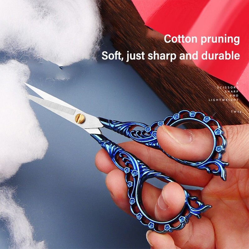 Väikesed terava otsaga käärid käsitöötööriistad roostevabast terasest õmbluskäärid, multifunktsionaalsed virsikuõie nikerdamiseks kirjatarvete käärid