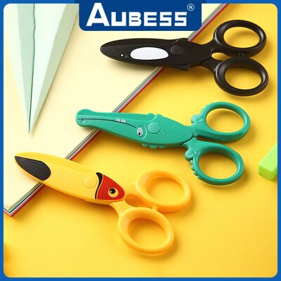 Manual Scissors Safety Design For Kids Artistic Tools Handmade Diy Scissors Cute Kawaii Stationery Educational Supplies Scissors