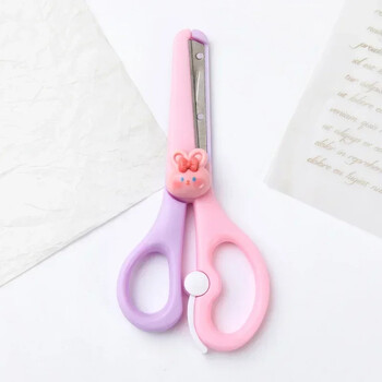 1 τεμ. Kawaii Scissors Κορεατική μόδα χαριτωμένα κινούμενα σχέδια Ζώων γραφικής ύλης Ψαλίδι DIY λεύκωμα κοπής χαρτί ψαλίδι Μαθητικές προμήθειες