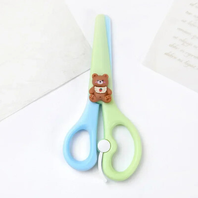 1 buc Foarfece Kawaii Moda coreeană Foarfece de papetărie cu animale drăguțe din desene animate DIY Foarfece pentru hârtie de tăiat pentru album de însemnări