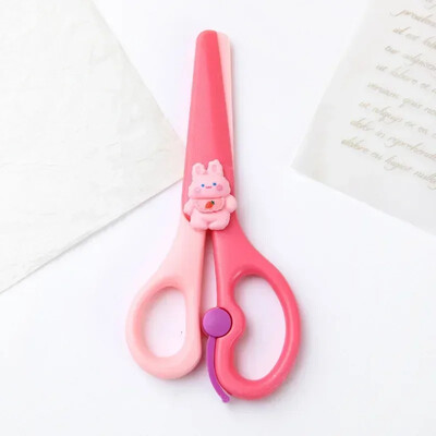 1 buc Foarfece Kawaii Moda coreeană Foarfece de papetărie cu animale drăguțe din desene animate DIY Foarfece pentru hârtie de tăiat pentru album de însemnări