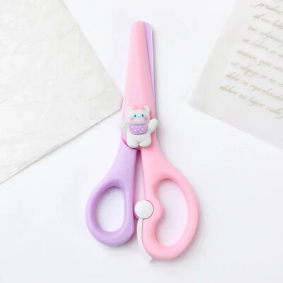 1 buc Foarfece Kawaii Moda coreeană Foarfece de papetărie cu animale drăguțe din desene animate DIY Foarfece pentru hârtie de tăiat pentru album de însemnări