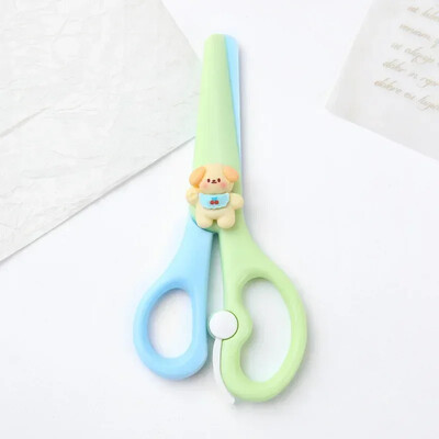 1 buc Foarfece Kawaii Moda coreeană Foarfece de papetărie cu animale drăguțe din desene animate DIY Foarfece pentru hârtie de tăiat pentru album de însemnări