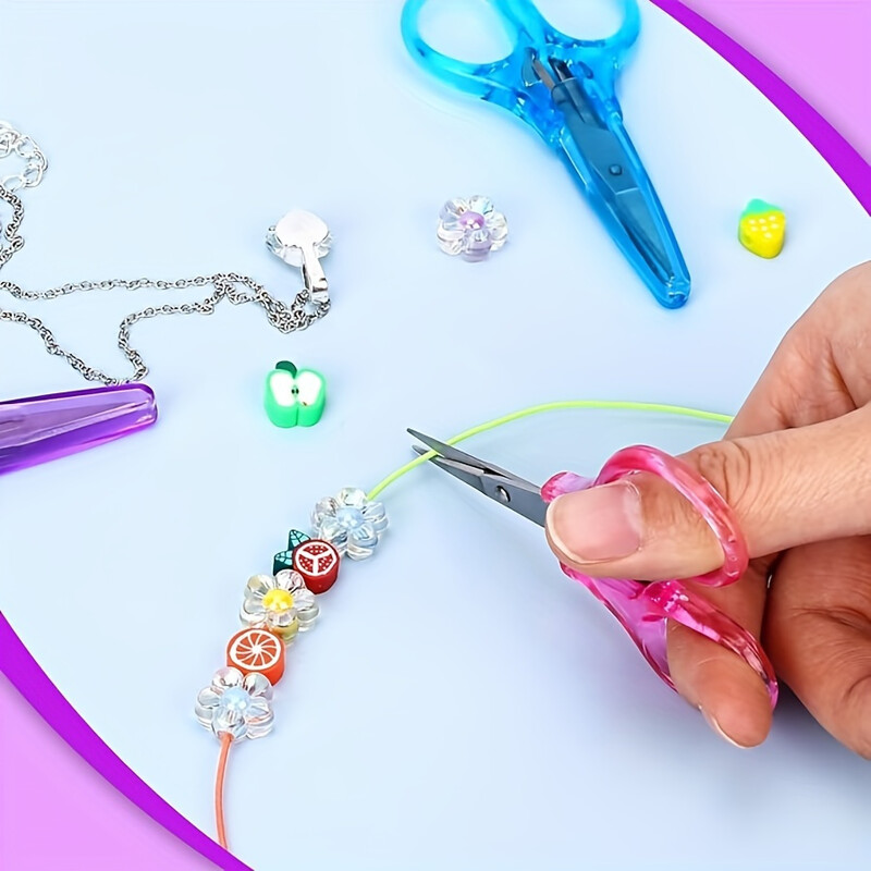 Mini amatų žirklių rinkinys, tikslūs detalių pjaustytuvai, idealiai tinkantys popieriaus pjaustymui, iškarpoms, grožio ir siuvimo rankdarbiams žirklės