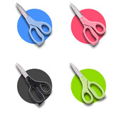 1 buc. Kokuyo Safe Foarfece Scară Lamă Oțel Cutter Utility pentru dreptaci sau stângaci Southpaw Jurnal lucru manual elev de școală F988