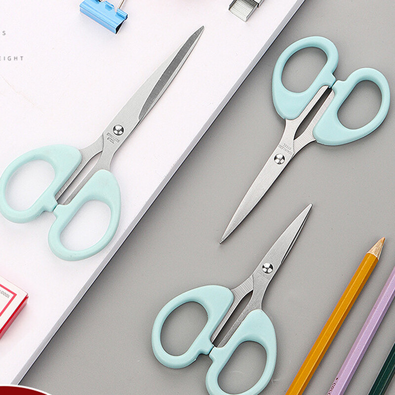 Simplitate Oțel inoxidabil Mâner din plastic Articole de papetărie Foarfece Mobilier pentru casă Artă plastică Decor moale Instrumente de tăiat Rechizite de birou﻿