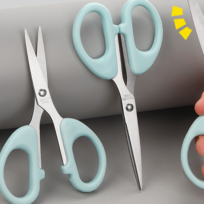 Simplitate Oțel inoxidabil Mâner din plastic Articole de papetărie Foarfece Mobilier pentru casă Artă plastică Decor moale Instrumente de tăiat Rechizite de birou﻿