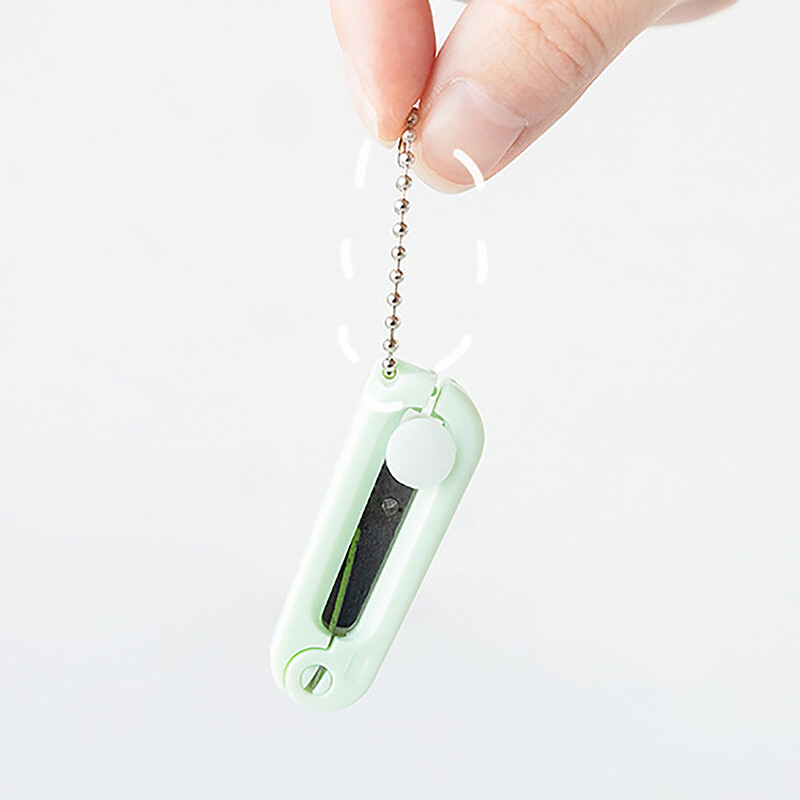 1 tk mini kaasaskantavad lõikamisohutu käärid mitmeotstarbeliste kontoritarvete koolitarvete jaoks Käsitöö õmblemine DIY scrapbooking