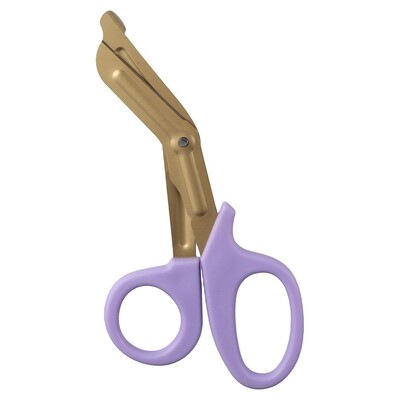 Foarfece pentru asistentă din oțel inoxidabil Siguranță inoxidabilă Placare cu titan Foarfece pentru bandaj de 18 cm Foarfece pentru traumatisme