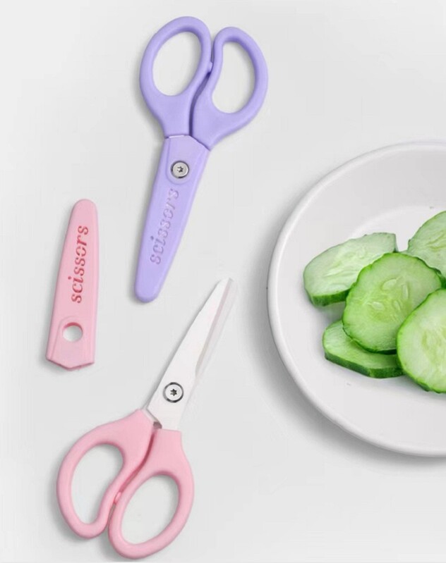 Керамични ножици Мелничка за бебешка храна Преносим помощник за хранене с кутия за рязане Безопасни и нетоксични бебешки консумативи Здравни съдове и прибори