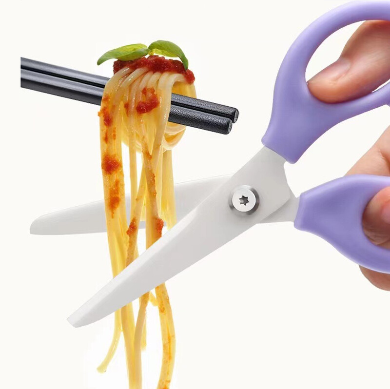 Керамични ножици Мелничка за бебешка храна Преносим помощник за хранене с кутия за рязане Безопасни и нетоксични бебешки консумативи Здравни съдове и прибори