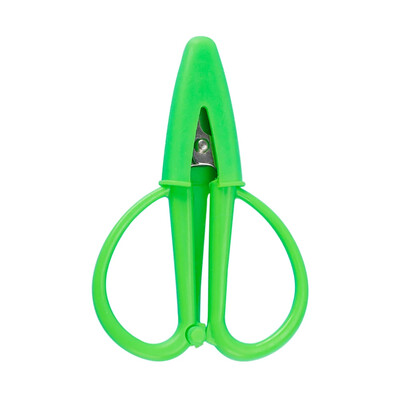 1 бр. Домакински ръчно изрязани с капачка безопасни ножици Мини малки ножици Мини преносими ножици за бродиране с глава с резба