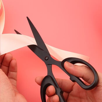 Μαύρη λεπίδα ψαλίδι Tailor Scissors Σκουριάς Αιχμηρό ψαλίδι ραψίματος 19/16/14/12,5 cm Κέντημα Εργαλείο κοπής Μαχαίρι Κουζίνας