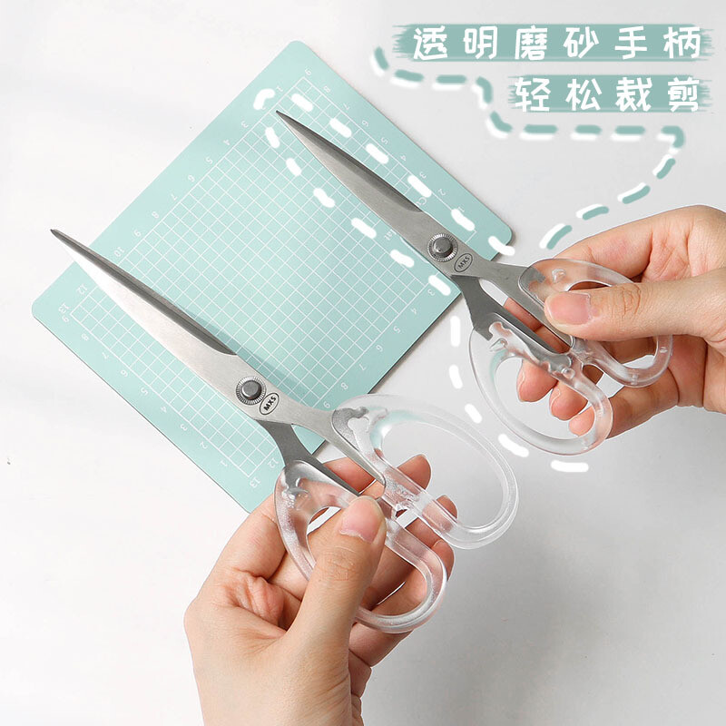 Lihtsus, läbipaistev käepide, kirjatarbed käärid Kodusisustus kaunite kunstide jaoks Pehme sisekujundus ajakirjade lõikeriistad kontoritarbed