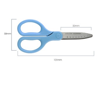 KOKUYO Fit Saxa Scissor Ροζ Μπλε Χρώμα Safe Scissors With Scale Στρογγυλό Ατσάλινο Μύτη κόφτη Αρχική DIY Art Journal Office School F563