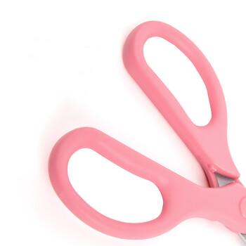 KOKUYO Fit Saxa Scissor Ροζ Μπλε Χρώμα Safe Scissors With Scale Στρογγυλό Ατσάλινο Μύτη κόφτη Αρχική DIY Art Journal Office School F563